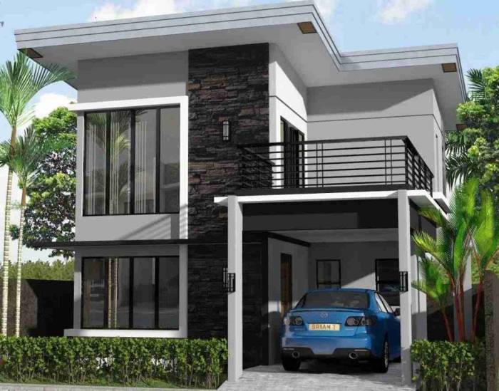 Desain rumah minimalis 2 bedroom 1 lr