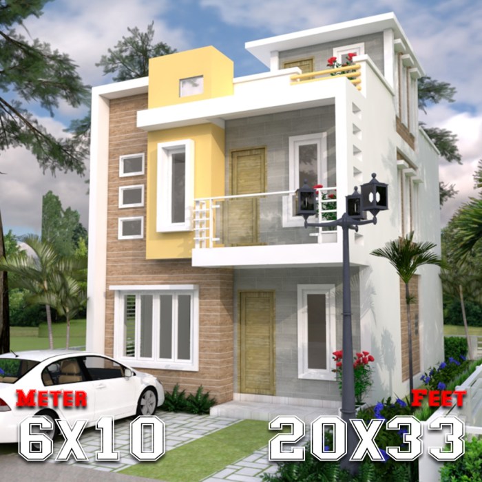 Desain rumah minimalis 6x10 1 kamar