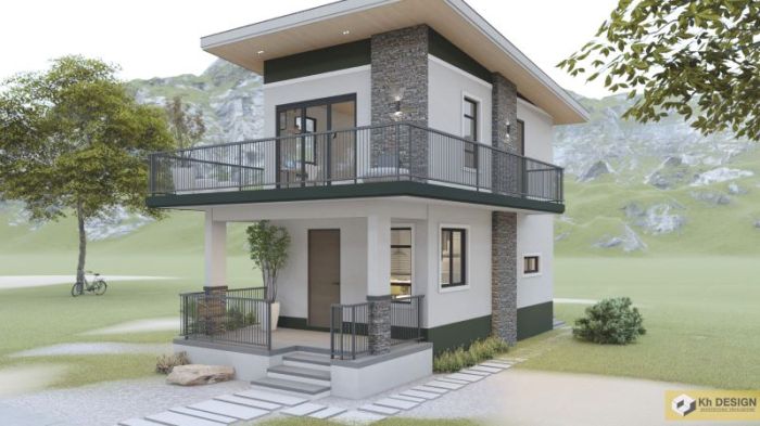 Desain rumah megah 2 lantai gaya kastil