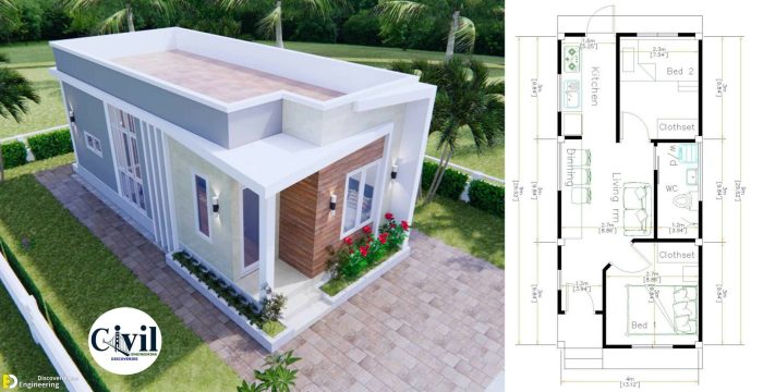 Desain rumah minimalis 12 x 15