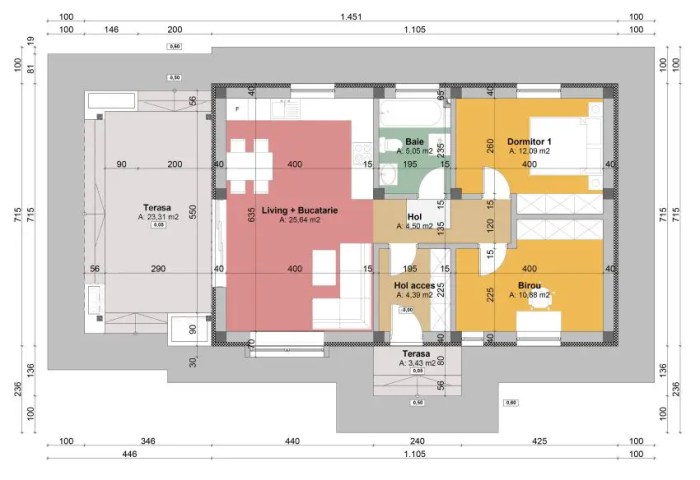 Desain rumah luas 60 meter persegi