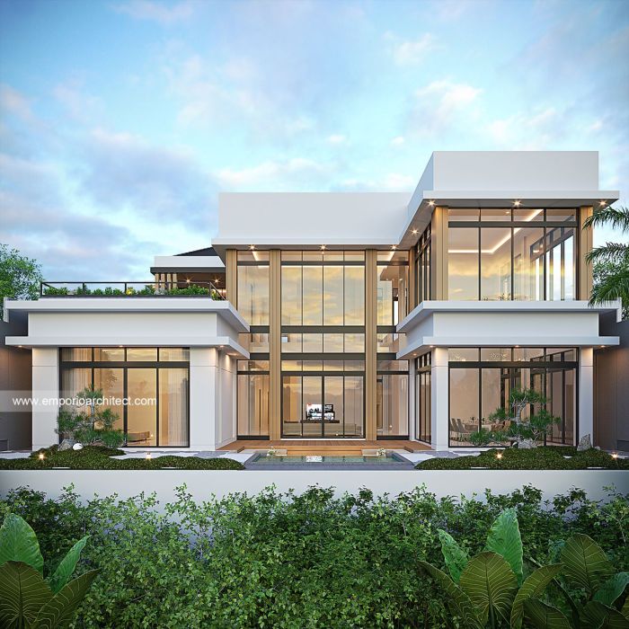 Desain rumah minimalis 3 lantai mewah