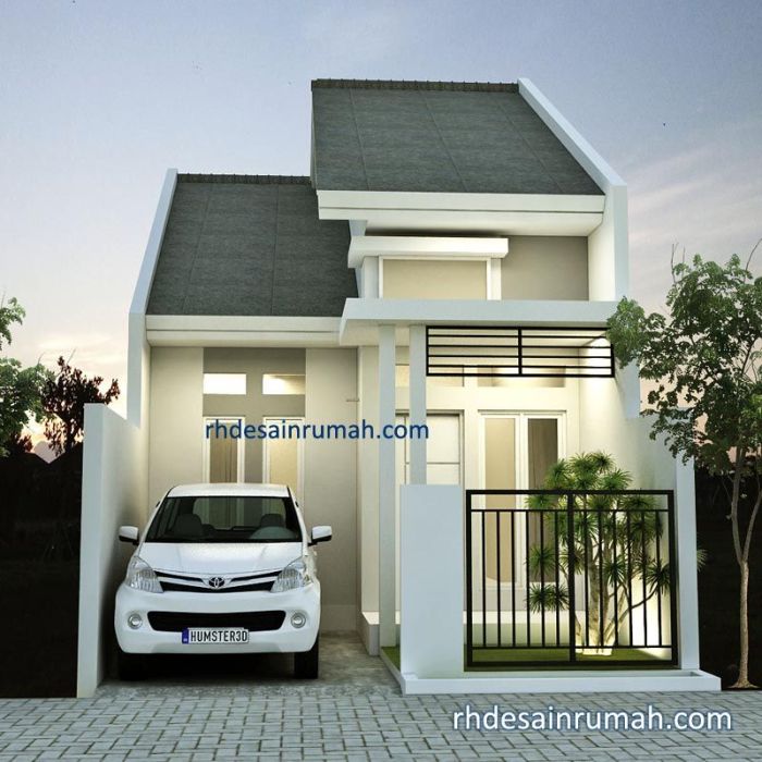 Desain rumah minimalis 12 x 15