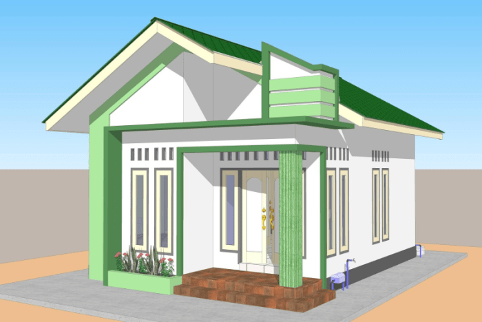 Desain rumah lahan 7 5 x 20